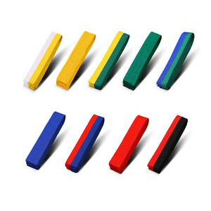 Cinturón de Karate con Logotipo Personalizado, 100% Algodón Ecológico, Unisex, Fabricante Pakistaní, Cinturón de BJJ Ligero de Alta Calidad, 100% Algodón - Product Image 1