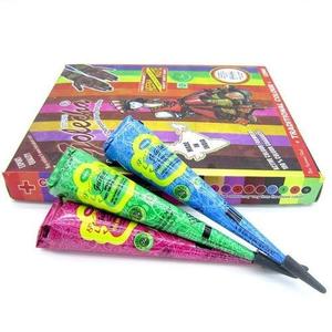 Cône de henné aux couleurs riches |   Henné pour le corps, effet tache foncée |   Aromatique et biodégradable |   Formule Biosafe |   Approvisionnement OEM et en gros - Product Image 5