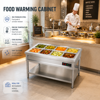 Gewerblicher Elektrischer Speisenwärmer Bain-Marie Edelstahl Catering-Ausrüstung Buffet-Server für Restaurants