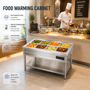 Commercial Electric <strong>Food</strong> Warmer Bain Marie Stainless Steel Catering Equipment Buffet <strong>Server</strong> for Restaurant - Product Image 1