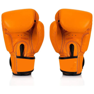 Custom Color Logo PU Leather Boxing Gloves <b>Velcro</b> Wrist <b>Strap</b> Training Mitts Kick Boxing Gloves Fully Customizable OEM Bulk Deal - Product Image 6