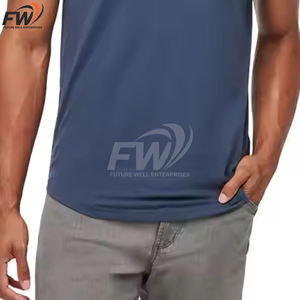 Camisetas de Jersey para Hombre de Alta Calidad OEM, Verano, Casual, Manga Corta, 100% Algodón, Transpirable, Secado Rápido, Ecológico, Antiarrugas - Product Image 5