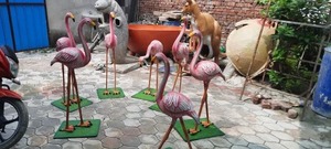Unique Design FRP <b>Flamingo</b> Statue Handcrafted Outdoor Decor for Gardens Resorts and <b>Hotels</b> Available At Reasonable Price - Product Image 6