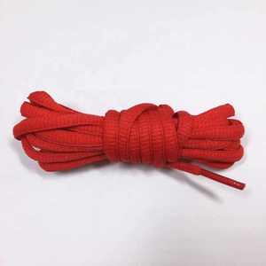 เชือกผูกรองเท้าทรงรีที่ทนทานสำหรับรองเท้ากีฬาและความปลอดภัยการผลิตและขายปลีกสำหรับรองเท้าผ้าใบจำนวนมาก - Product Image 2