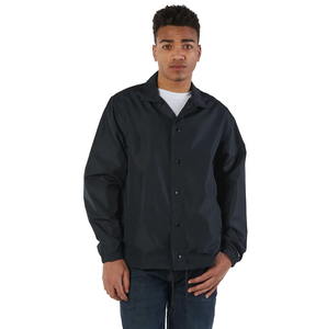 Chaqueta Cortavientos con Capucha Gris Personalizada OEM para Hombre |   Chaqueta Casual Ligera con Ajuste Regulable y Tejido Impermeable - Product Image 4