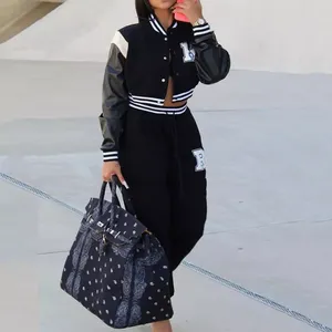 Veste pour femme, veste varsity, personnalisée, nouvelle tendance, prix abordable, fabrication sur mesure, 100% qualité supérieure, style décontracté - Product Image 2