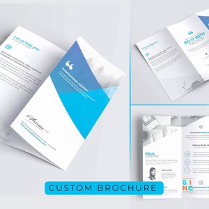 Impresión de Folletos Personalizados Más Vendidos, Folletos de Marketing a Todo Color, Plegables en Tres y Dos Partes, para Promoción Empresarial - Product Image 2