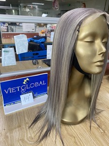 Cabello virgen con cutícula alineada, trama de cabello vietnamita al por mayor con Peluca de cierre Color ceniza - Product Image 2