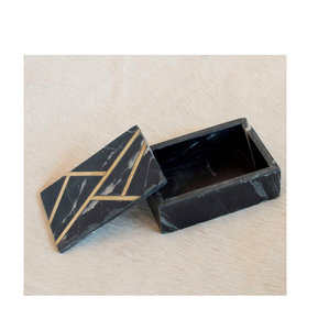 Caja de Joyería de Mármol, Cajas de Embalaje para Aperitivos y Pasteles, Piezas de Fábrica, Caja de Joyería de Mármol de Lujo Personalizada Nueva - Product Image 2