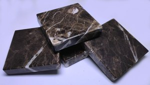 Premium Classic <b>Marble</b> <b>Coaster</b> Set Eco Friendly Durable Elegant Design for Modern Kitchen Dining Office Tabletop - Product Image 2