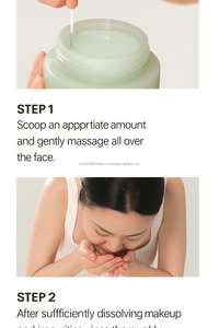 Korean Skincare Jojoba Tea Tree Deep Cleansing Balm Glow Skin Blackhead Melt K Beauty OEM - Product Image 2