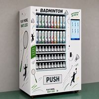 Distributeur automatique de raquettes et de volants de badminton avec écran tactile intelligent, paiement sans espèces, service 24h/24 et 7j/7