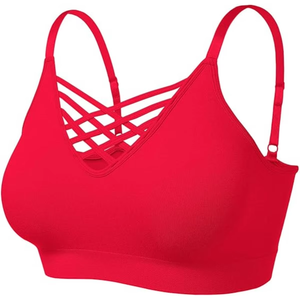 Soutien-gorge de sport tendance pour femme – Finition sans coutures, tissu flexible pour l'entraînement et un confort décontracté - Product Image 4