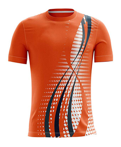 เสื้อยืดโพลีเอสเตอร์คุณภาพสูงแบบครอปพิมพ์ลายซับลิเมชั่นสำหรับผู้ชาย เสื้อบาสเก็ตบอล ฟุตบอล เสื้อเจอร์ซีย์บาสเก็ตบอล - Product Image 5