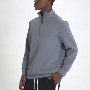 Sudadera con Cuello Alto y Cierre de Cremallera 1/4 para Hombre, Transpirable, de Secado Rápido, Tejida, para Entrenamiento en el Gimnasio - Product Image 3