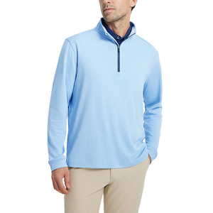 Pull à col zippé personnalisé pour homme, manches longues, vêtements de sport pour le golf - Product Image 1