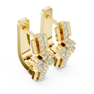 Nouveau Style bijoux Vintage 18k or goutte boucle d'oreille en acier inoxydable luxe goutte boucle d'oreille pour les femmes Simple - Product Image 5