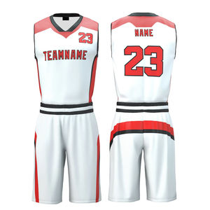 Nouveauté Ensemble d'uniformes de basket-ball personnalisables grande taille, matériau imprimé respirant de haute qualité - Product Image 1