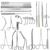 Ensemble d'instruments chirurgicaux ORL de qualité supérieure pour amygdalectomie et adénoïdectomie avec boîte en acier, kit d'instruments ORL de haute qualité ISO