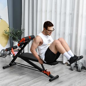 Reggimessa rossa per allenamento in palestra con estensione iper manubrio panca porta gambe in schiuma per esercizio di forza Abs Core - Product Image 2