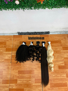 Máquina de Extensiones de Cabello Vietnamita, Trama de Piel, Cabello Humano Remy Vietnamita, Extensiones Pre-Adheridas, 100g, Estilo Tejido Liso - Product Image 1