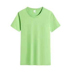 Men's 200gms Cotton <b>Short</b> Sleeve O-Neck T-Shirt Solid Color Men's T-Shirts - Product Image 2