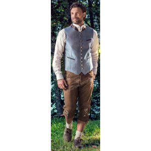 Venta al por mayor de trajes bávaros alemanes para hombre, incluye pantalones cortos de cuero de vaca bordado de alta calidad. - Product Image 5