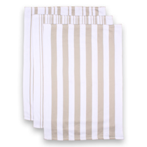 Serviette de cuisine en coton 100% tissé à rayures et à carreaux, douce, confortable, séchage rapide, multi-usages, écologique, certifiée GOTS - Product Image 5