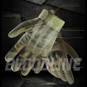 BLOODLINE Motorcycle <b>Gloves</b> <b>Touchscreen</b> Wrist Length Sporty Style Cycling <b>Gloves</b> Polyester - Product Image 3