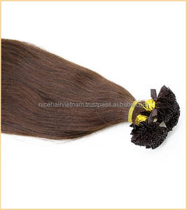 Extensions de cheveux humains Remy vietnamiens, double trame, blondes, pointe en V, kératine, prix de gros, sans synthétique, NiceHairVietNam 2026 - Product Image 4