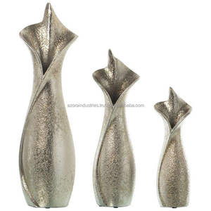 Florero de Aluminio Hecho a Mano, Ecológico, de Diseño Moderno, para Decoración del Hogar, Uso en Mesa de Sala de Estar - Product Image 2