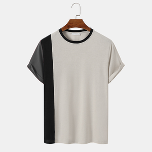 Camisetas de Manga Corta con Cuello Redondo 100% Algodón Hechas en Pakistán para Hombre - Logotipo Personalizado, Transpirables y de Secado Rápido, Ropa Casual de Verano - Product Image 3
