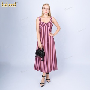 Vestido de viscosa a rayas estampado Lady Bow 4,0-LD14 - Product Image 1