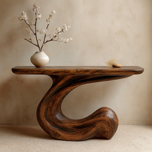 Mueble de Consola de Madera Maciza Rústica Moderna Personalizada Luxali Dco08, Mesa Estrecha Hecha a Mano para Entrada de Hotel, Apartamento, Comedor, Escuela, Hogar - Product Image 2