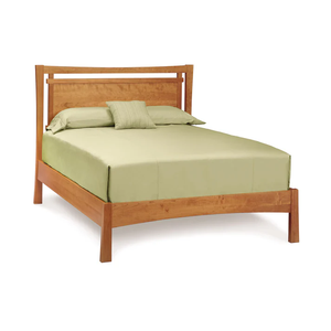 Wholesale Contemporary Solid Wood <b>Bed</b> | Horizontal Slat Headboard <b>Platform</b> <b>Bed</b> Frame - Product Image 3
