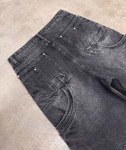 Pantalones Cortos Vaqueros Desgastados Personalizados 2026 para Hombre y Mujer, Holgados y Rotos, 100% Algodón, Diseño Urbano de Verano, Venta al por Mayor - Product Image 3