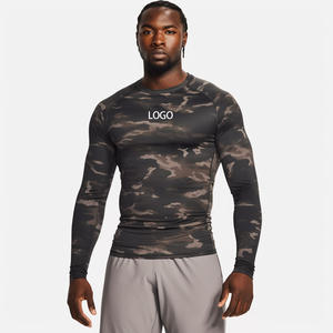 <b>Rashguard</b> <b>BJJ</b> MMA Martial Arts Wear Unisex Full Sleeve Breathable Polyester/Nylon Custom Brand - Product Image 2