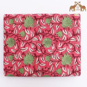 Bloque de mano de algodón de primera calidad, tela Floral, Material bárico, suave y transpirable, Ideal para confección y muebles para el hogar - Product Image 6
