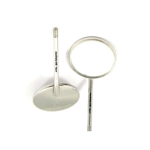 Juego de 2 Espejos Dentales Número 5, Instrumentos Profesionales para Examen e Inspección Dental, Herramientas de Diagnóstico Oral de Acero Inoxidable - Product Image 3