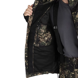 Veste d'hiver imperméable coupe-vent en softshell camouflage pour la chasse en plein air, imprimé sur le devant, unisexe - Product Image 3
