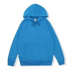Popular Style Men's Oversized Casual Pullover Fleece Hoodie 100% Cotton Washed Quick Dry Breathable Sportswear Workout - Product Image 3