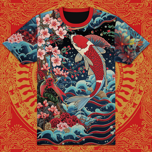 เสื้อยืดสไตล์ญี่ปุ่น ผ้าฝ้าย พิมพ์ลายกราฟิก แฟชั่นสตรีทแวร์ สำหรับผู้ชายและผู้หญิง พร้อมบริการ OEM ODM ปรับแต่งได้ - Product Image 2