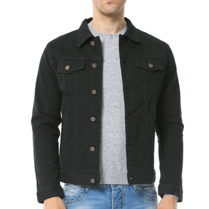 Wholesale <b>Denim</b> <b>Jackets</b> Men's <b>Customized</b> Four Pocket Style Comfortable Fitted New Fashionable Men's <b>Jackets</b> OEM - Product Image 4