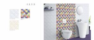 Decorative Modern Non-Slip Wall Tiles 3D Digital Printed Tile Random Feel Bathroom <b>Mosaic</b> Style - Product Image 4