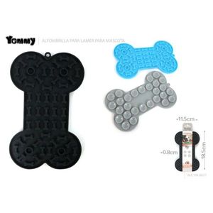 Almohadilla para lamer Yommy con forma de hueso de 18.5 cm para perros, juguete para masticar - Product Image 1