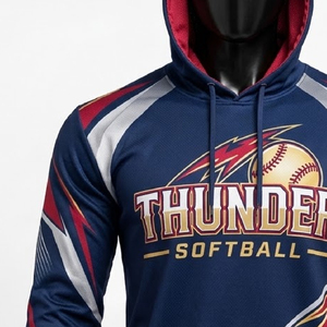 Winter Softball Teamwear Hooded Shirt <b>Short</b> <b>Sleeve</b> Solid Eco-Friendly Custom Logo Team Name Number OEM ODM Premium Quality 2 Pcs - Product Image 4