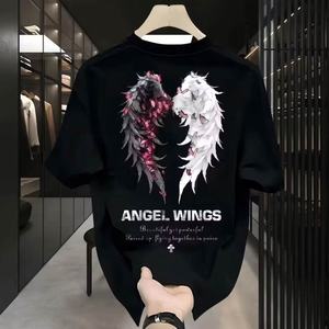 Camiseta de Manga Corta Casual para Hombre, Nueva Colección 2025, Verano, Algodón Puro, Marca Moderna, Versátil - Product Image 4