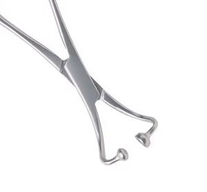 Pince à serviette chirurgicale Backhaus avec articulation à boule et à rotule, 14 cm, en acier inoxydable, à vendre - Product Image 5