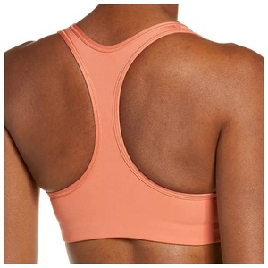 Breathable Simple High Support Seamless Stitching Quick Dry Spandex/Nylon Plaid Pattern Custom Fit Women Yoga Sports <b>Bra</b> - Product Image 4