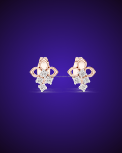 Gleaming 10K Moissanite/CVD Lab Grown 14K/18K/22K/925 Pendientes de plata y oro Cubic Zirconia Diamond - Product Image 2